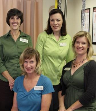 Elaine, Rachel, Amy and Cindy
